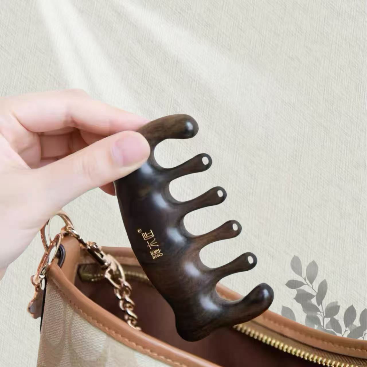 谭木匠萌熊拔筋梳按摩护发梳