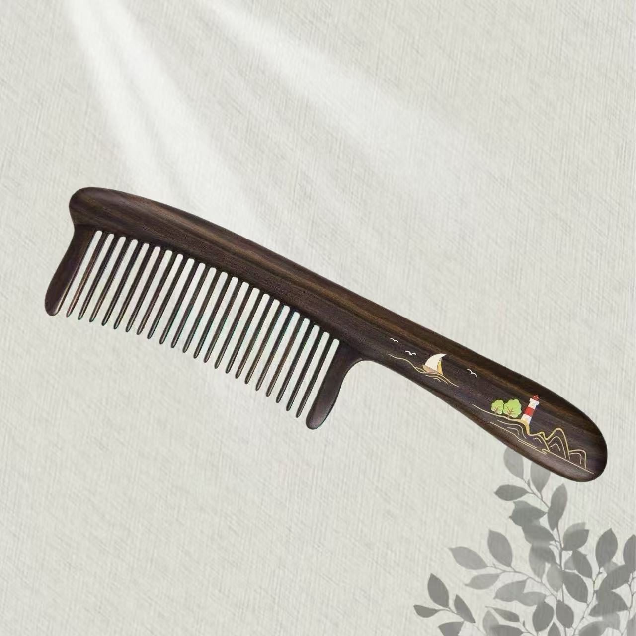 正品木梳子礼盒一帆风顺