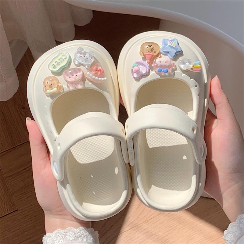 胖东来优选 EVA洞洞鞋可爱儿童两穿凉拖鞋夏季软底防滑女童