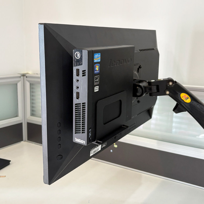 通用迷你主机支架nuc迷你主机Vesa支架显示器mini主机支架配件