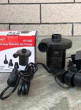 爆款车家电泵HT-202车家两用电动型充气泵可快速充气及抽气12V220
