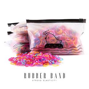 爆款女童不伤发小鸟袋头绳儿童发圈发饰小女孩橡皮筋彩色小一次性