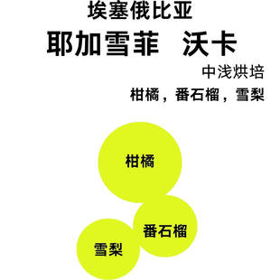 花香柑橘香埃塞俄比亚耶加雪菲沃卡水洗G1浅度烘焙咖啡豆227g 包