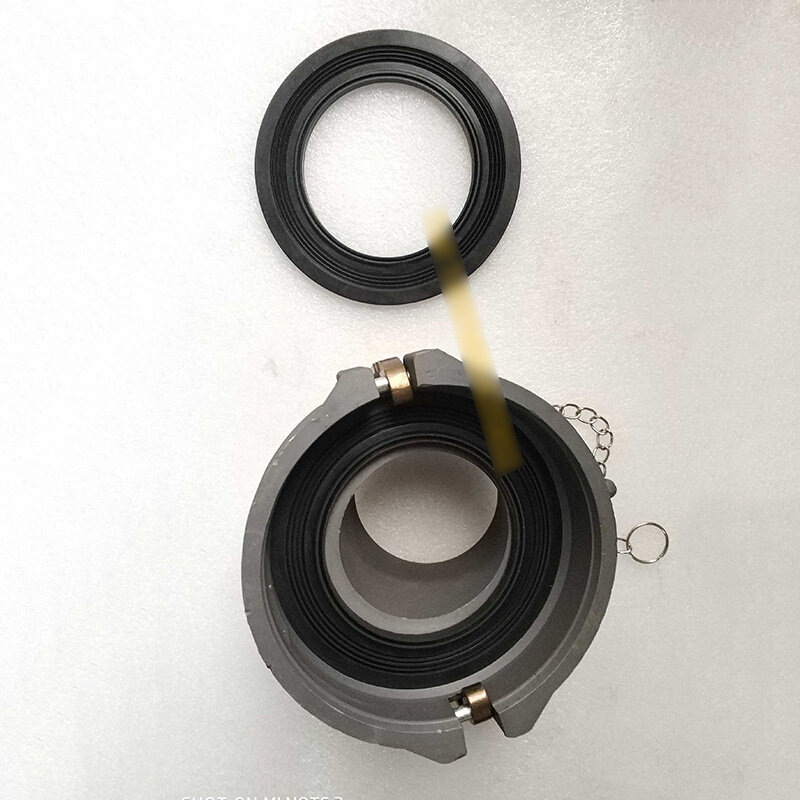 油槽罐车欧标下装口卸油阀配件变径接头密封碟形防尘盖耐油大垫片