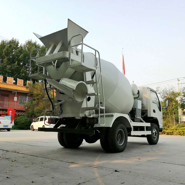 两驱搅拌车 小型3.5立方水泥搅拌车 工地混凝土搅拌车隧洞用车