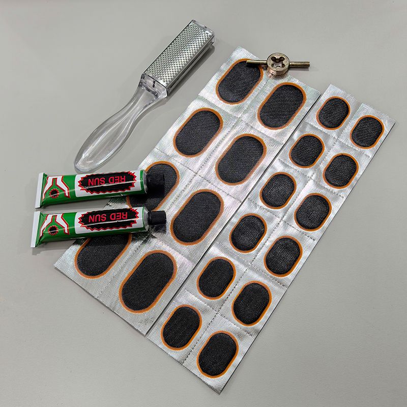 补胎片胶水内胎修补补丁胶片补胎工具套装自行车摩托电动车补胎胶