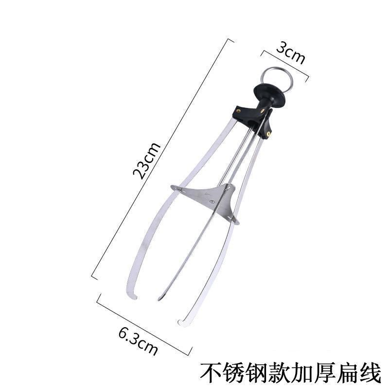 多功能三爪不锈钢夹子防烫家用三脚厨房工具提盘器盘子三角蒸锅