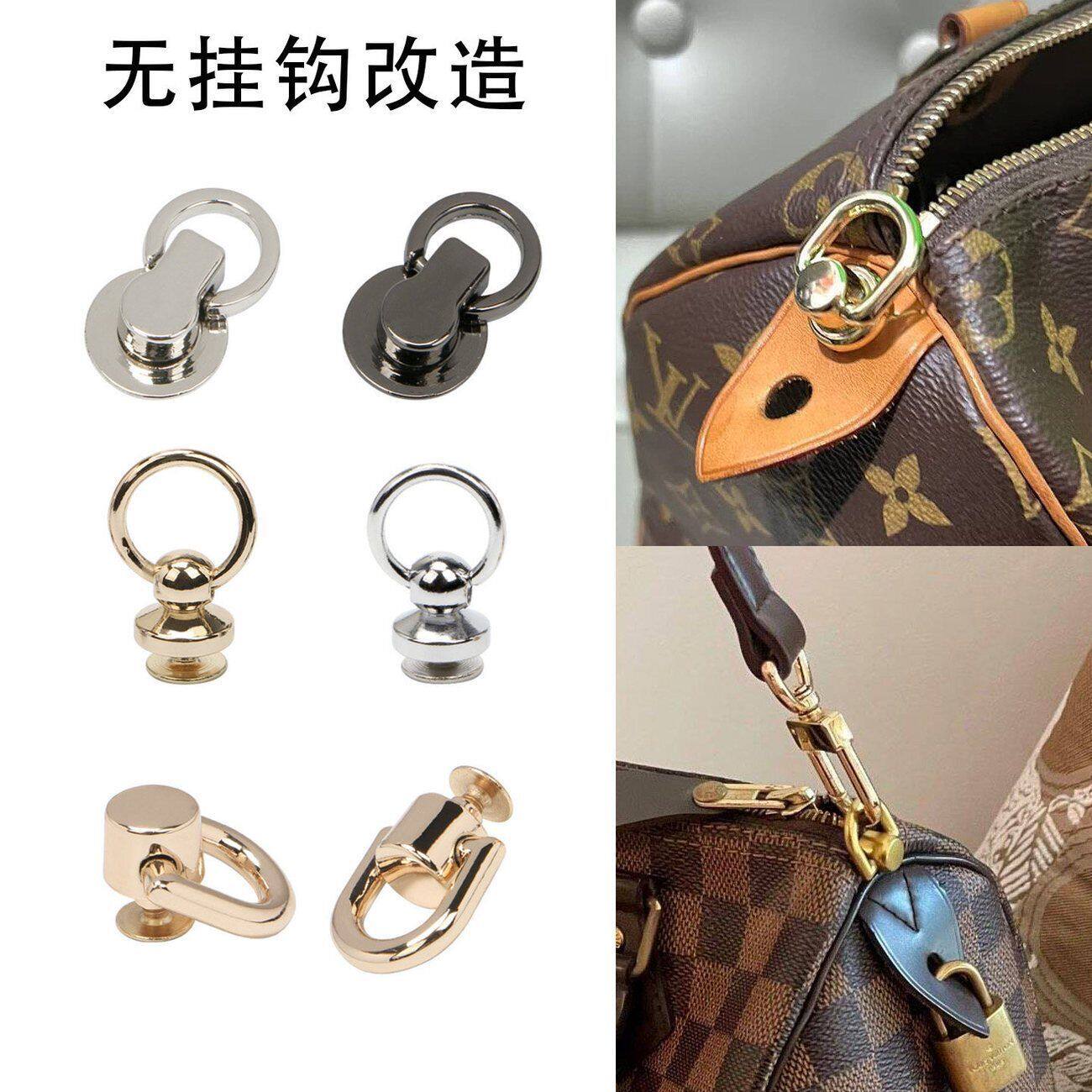 浅金合金奶嘴钉箱包五金DIY手工配件带环和尚头礼品盒挂扣