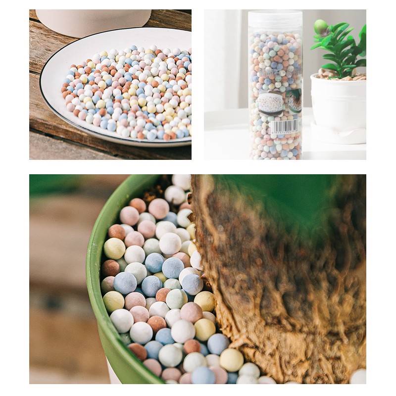 极速多肉绿植盆栽铺面专用白玉石彩陶粒麦饭石Q吸水火山石花盆造