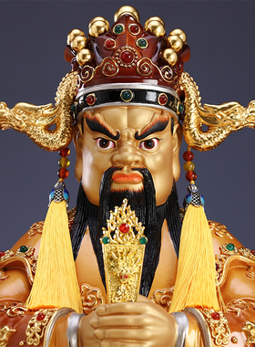 极速广济龙王铜雕贴金琉晶彩绘广A济龙王菩萨神像五爷像龙五爷财