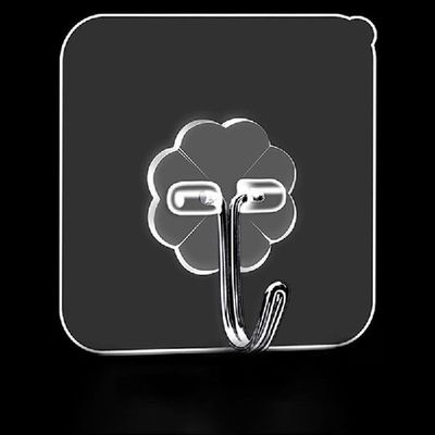 极速Adhesive Sticky Hooks Heavy Duty Wall HanPgers Hooks Vac