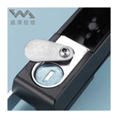 MS834 高低压柜天车位锁 z网路机柜门锁 工业 2天地连杆锁 新品