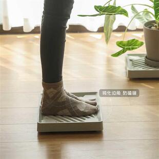 极速长方形花盆托盘移p动带轮滚轮万向轮塑料透气加厚大号四方绿