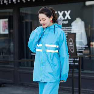 极速Human rain pants bike rixdZing raincoat hat, electric ca