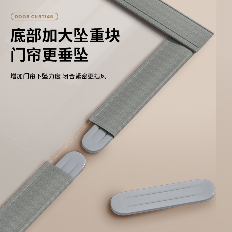 极速门帘厨房g防水防油烟隔断空调挡风帘子防冷气家用软透明pvc魔