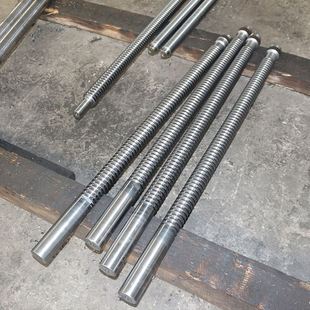 极速新大型梯形矩形锯齿往复丝杆丝杠不锈L钢材质多头双头单头丝