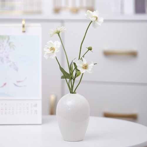 新品水培小花瓶j陶瓷清新花器创意迷你花瓶小摆件客厅插花家居装