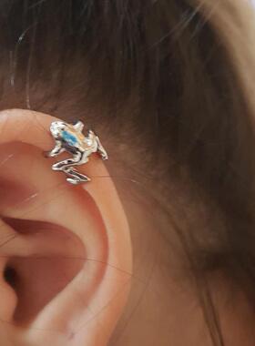 极速2022 Fashion Froog Ear Cuffs Siliver Ear Cuff Clip Earri