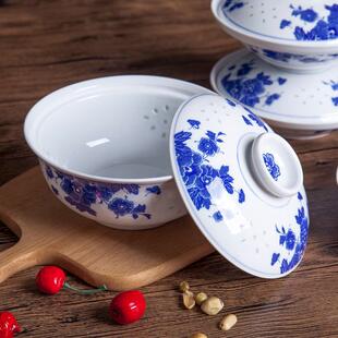 极速盘子家用汤碗盘子子泡面碗带盖子碗J盘保温微波炉陶瓷碗碟餐