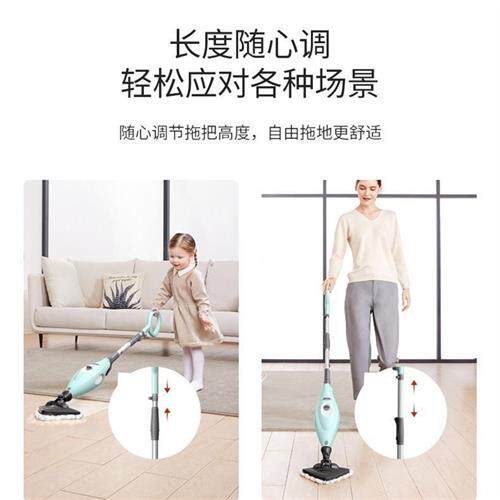 新品高温电动免手洗拖把 蒸汽y拖把手推式擦地机家用拖地机吸扫Al