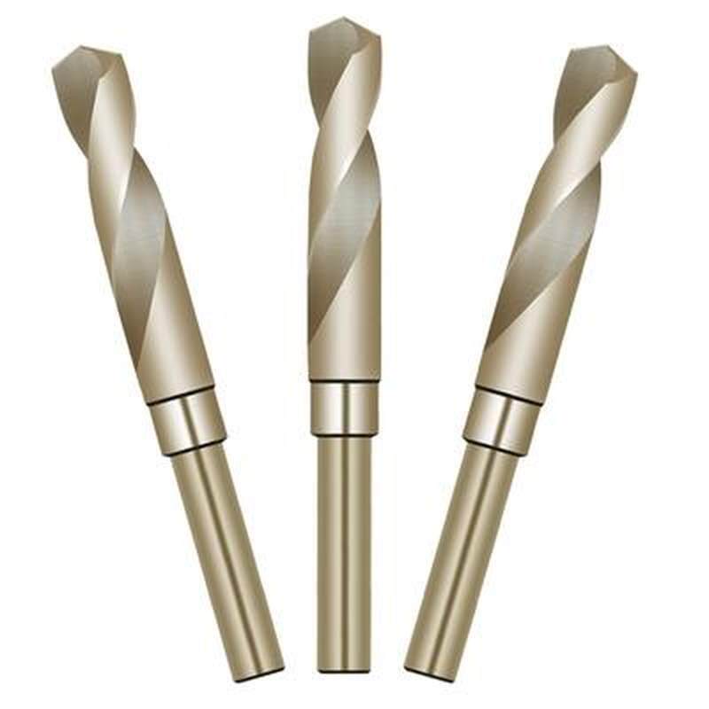 新品。1/2小柄等柄麻花钻高速网C钻不锈钢钻头直钻直柄j含钴钻钻