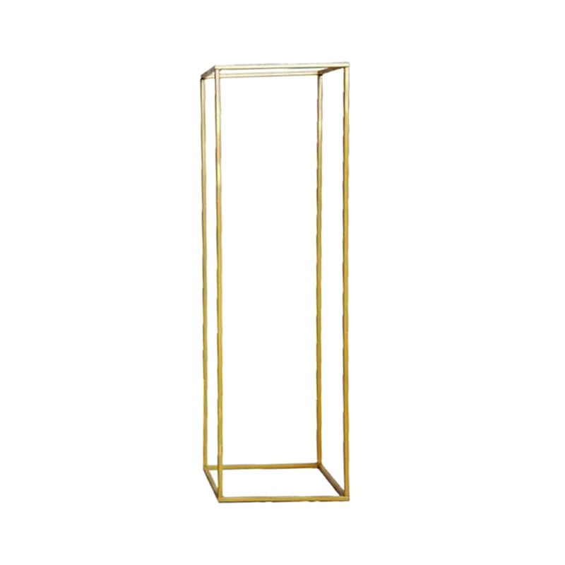 极速1PC Flower Vase Floor Vases Column StLand Metal Road Lea