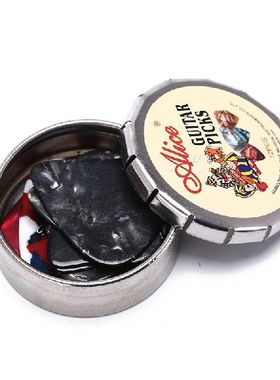 极速guitar picks, 12 colorvful plectrum in one cute round me