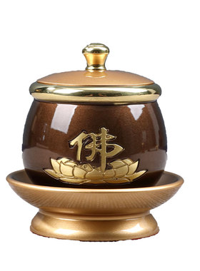 极速纯铜供水g杯家用室内供财神贡酒杯净水杯佛堂贡杯供佛水杯佛