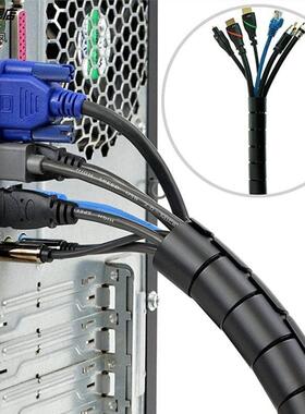 极速电脑线收纳整理绕线器桌下主机网线绝缘电线T管包线路隐藏理