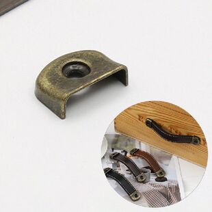 极速1pcs Metal Alloy Knob Rivets LeatherK Handle Buckle For