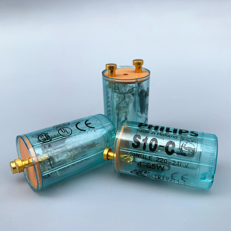 包邮启辉器荧光灯启动器带电容跳泡日光灯老式灯管一盒25个12.8元