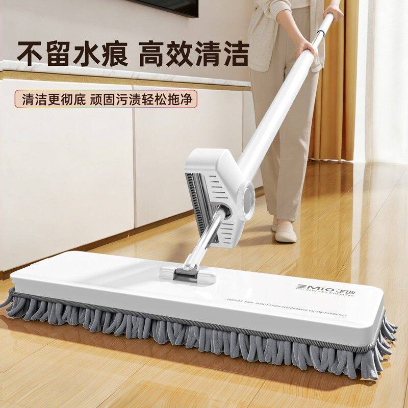 正妙2026新升级款雪尼尔免手洗平板拖把家用懒人专用保洁拖地神器