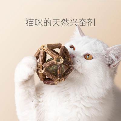 猫薄荷木天蓼猫咪零食宠物玩具猫草球棒棒糖逗猫棒磨牙洁齿猫用品