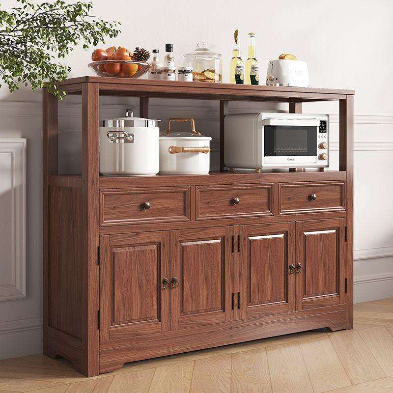 斗柜美式实木卧室客厅收纳储物柜茶水柜五斗柜靠墙小柜子餐边柜橱