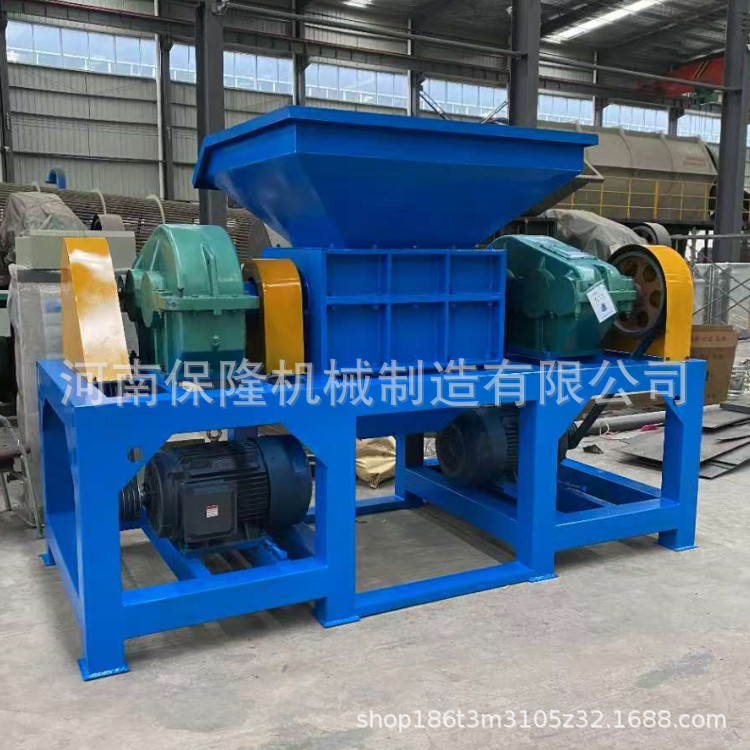 单双轴撕碎机金属塑料橡胶粉碎