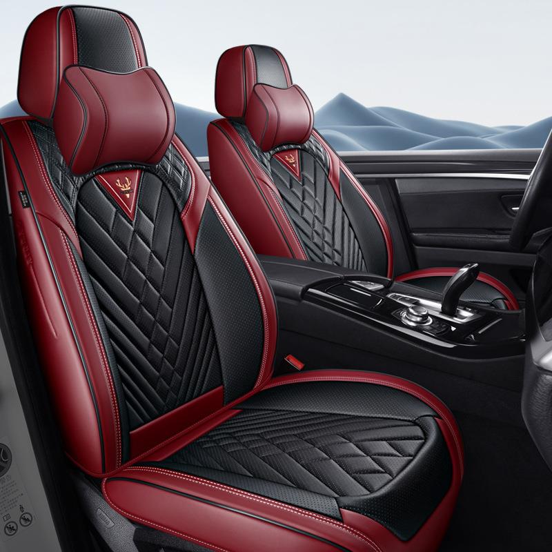 25款欧美四季通用汽车坐垫纳帕皮五座全皮全包围座套车垫套