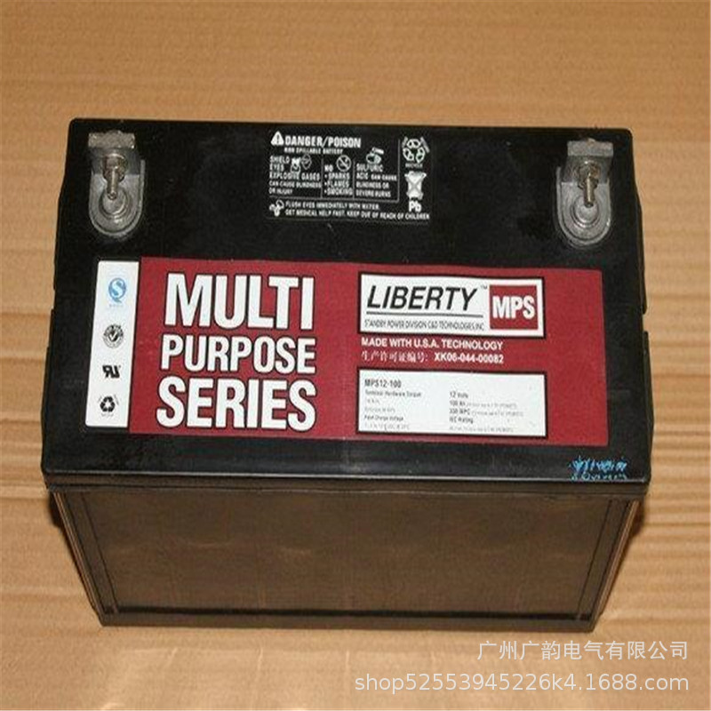 中山大力神蓄电池12V100ALBT