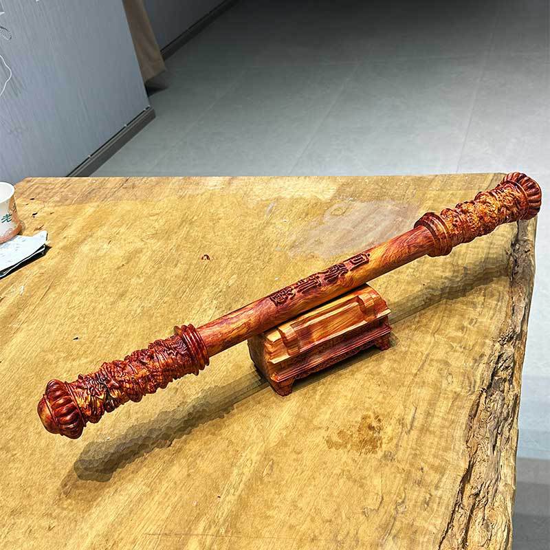 黑悟空金箍棒彩虹杉木带底座
