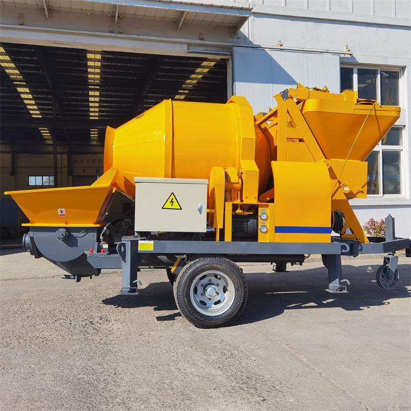 混凝土搅拌泵送一体机,混凝土搅拌输送一体机,搅拌泵送一体机