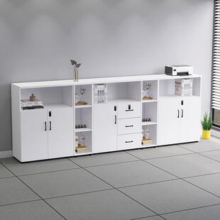 文件柜办公室资料储物柜柜子带密码锁木质隔断长条柜密码柜收纳柜