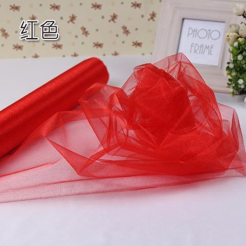 结婚布置纱婚庆纱红色纱幔结婚布置装饰用纱雪纱纱幔气氛布置纱幔