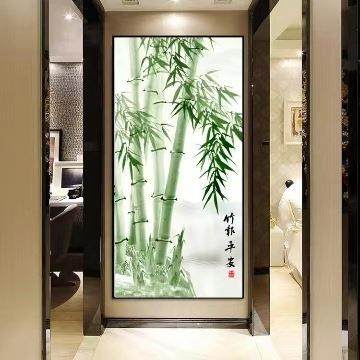 5D钻石画竹报平安满款客厅竖版玄关节节高升点钻十字绣钻石绣,纺织面料/辅料/配套,纺织机械配件,淘宝优惠券,粉丝福利购,淘宝优惠卷