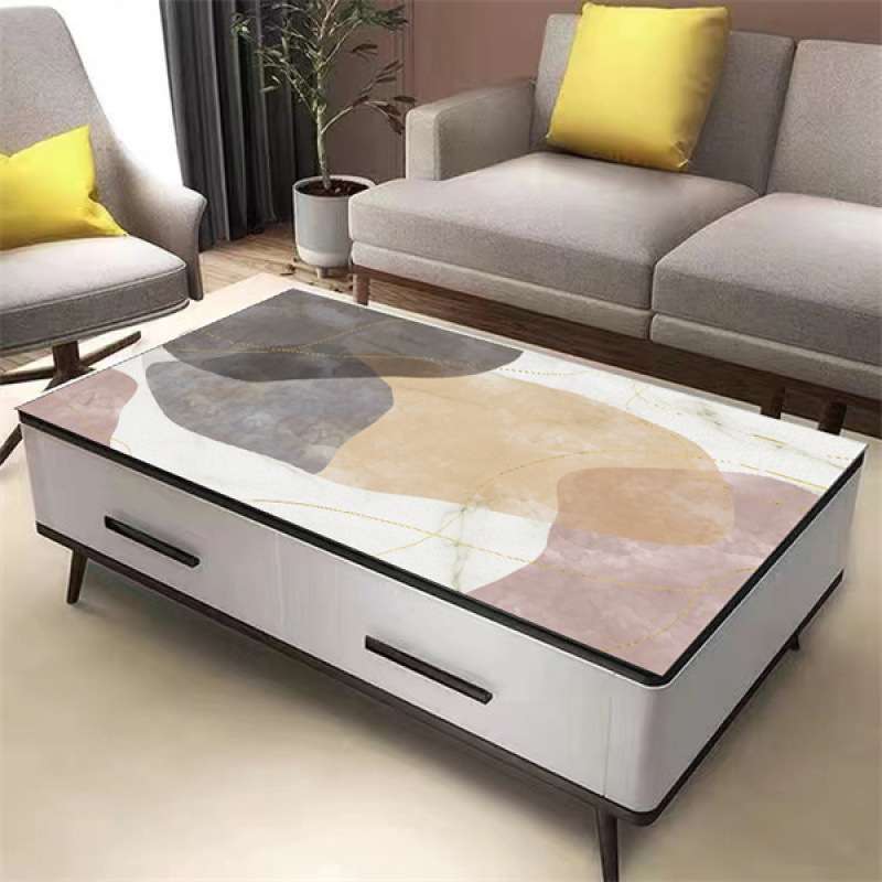 免洗PVC茶几桌布餐桌垫防水防油防烫桌垫隔热可擦长方形台布订作