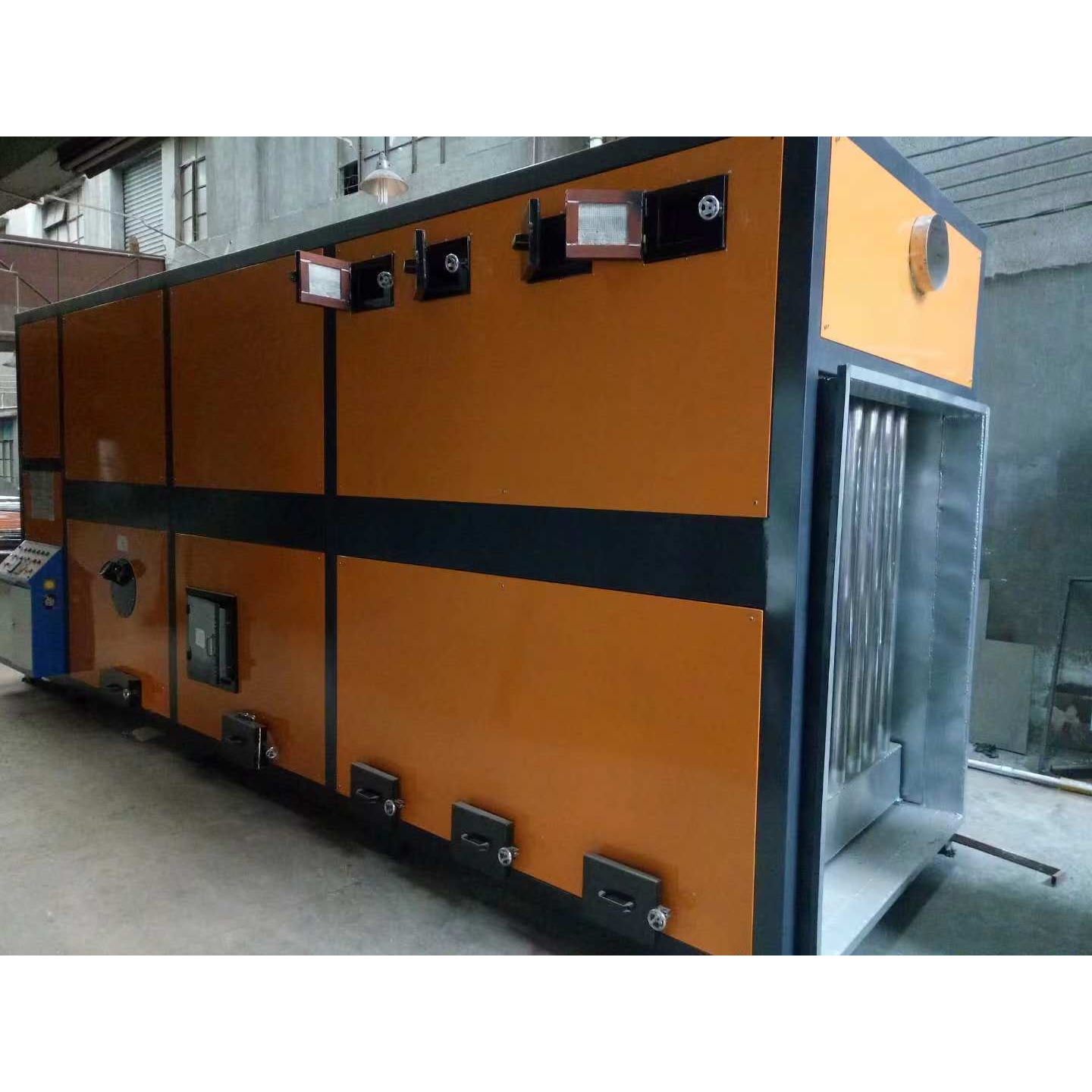 全自动生物质热风炉 粮食烘干房智能热风炉 大棚取暖颗粒烘干机