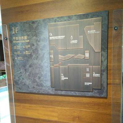 标识牌制作 小区商场户外立式导视牌景区总平面图索引牌导视图