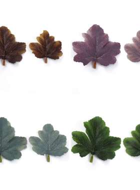 仿真提子叶葡萄叶婚庆装饰仿真叶子工程景观假树绿植仿真叶配件