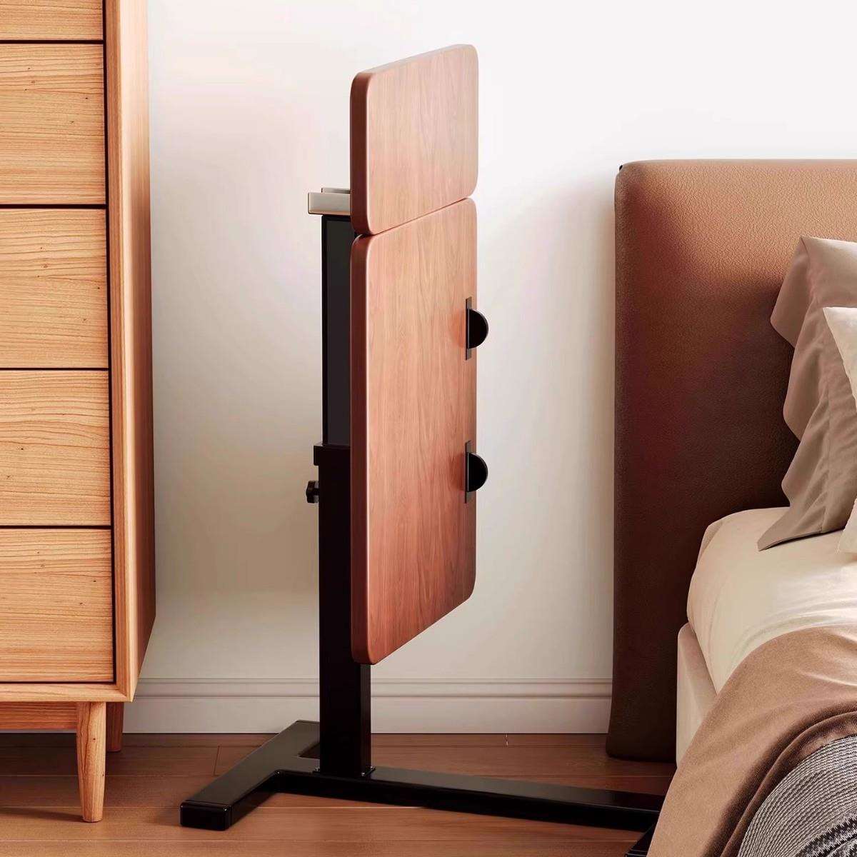 侧边桌可升降移动可折叠电脑桌家用客厅小型升降桌床边桌电脑办公