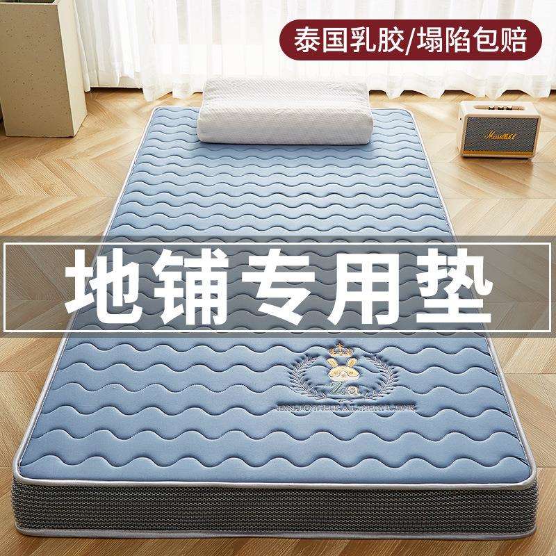 乳胶床垫遮盖物软垫家用打地铺睡垫褥子学生宿舍单人地铺海绵垫