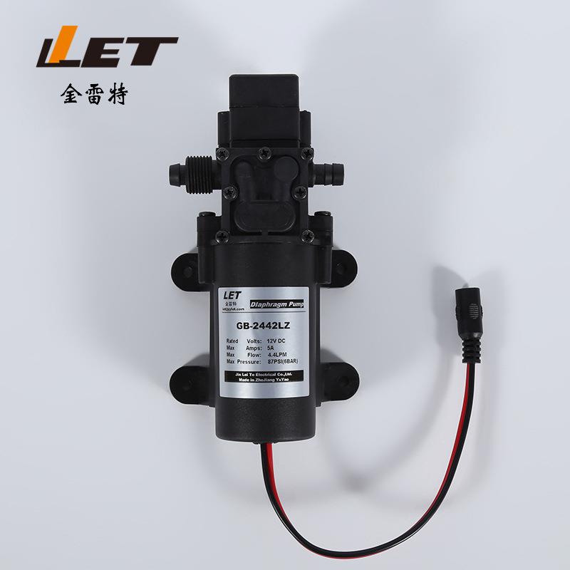 微型电动隔膜泵直流小型淋水泵家用增压水泵淋水降温回流水泵12V