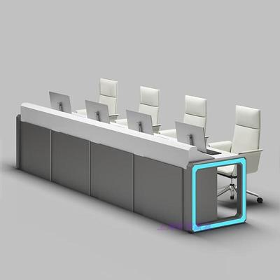 烤漆指挥中心控制台监控室科技感调度台操作台会议作战应急办公桌